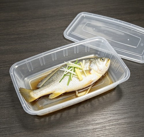 PP square basin-style food container
