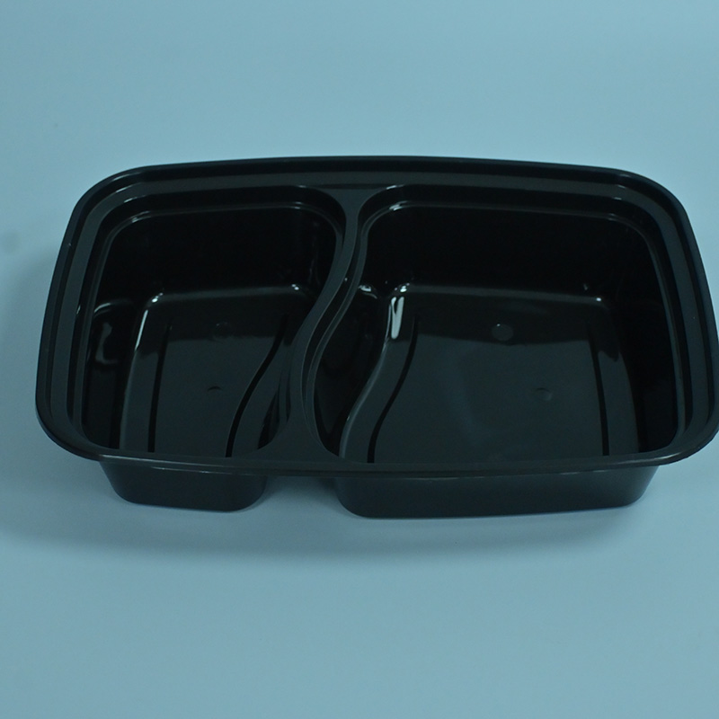 PP meal box with round-to-square design